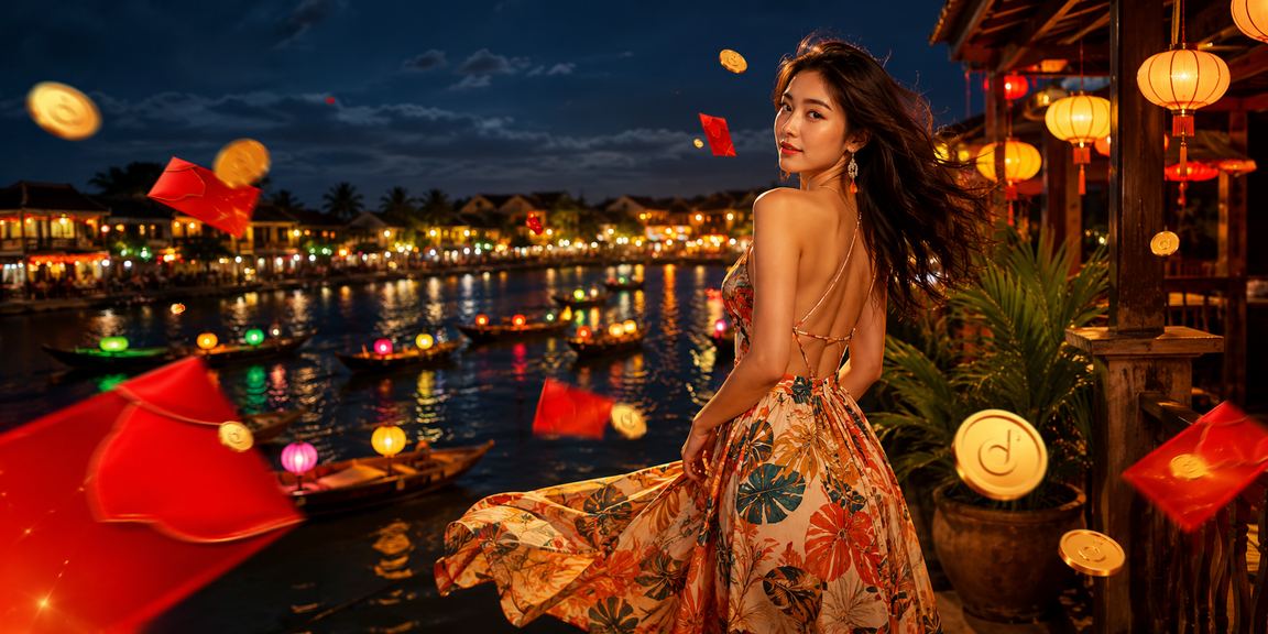 Phong bao đỏ và ưu đãi thưởng cá cược tại bãi biển Hội An mùa hè
